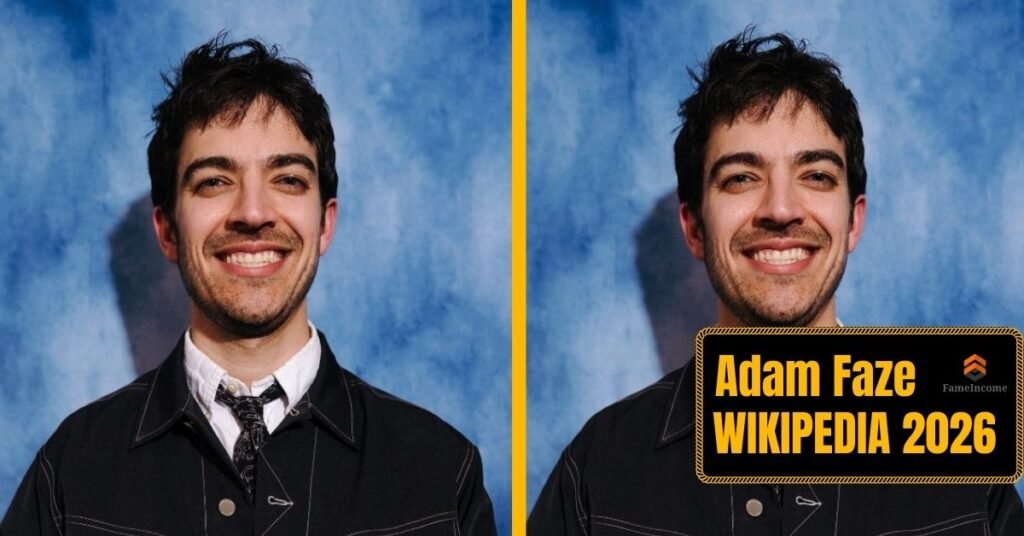 IS ADAM FAZE ON WIKIPEDIA?