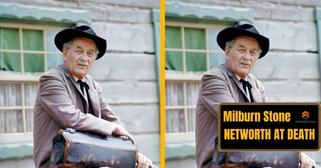 Milburn Stone Net Worth At Death